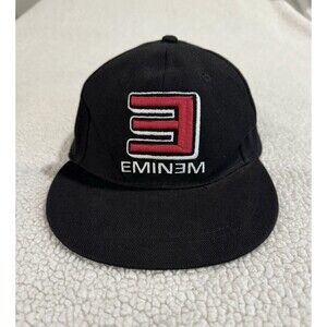 Eminem Recovery - Snapback-Reverse E - Black OSFA Baseball Cap